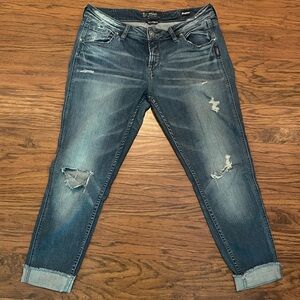 Silver Jean boyfriend jeans